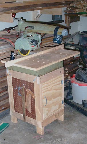 Workhome Idea: Radial arm saw bench plans